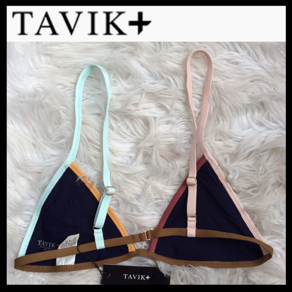 NWT Tavik Jett Triangle Colorblock Top - Picture 5 of 8